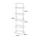 Tower Vertical Shoe Rack | White