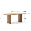 Unilow Dining Table | Oak