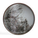 Aged Mirror Round Tray