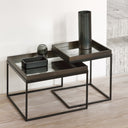Square Tray Coffee Table Nesting Set