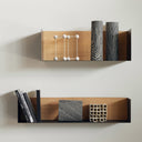 U Floating Bookshelf LRG | Oak