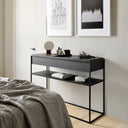 Monolit Console Table | Black Oak