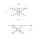 Mikado Round Coffee Table