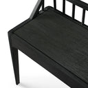 Spindle Bench Seat | Black Oak