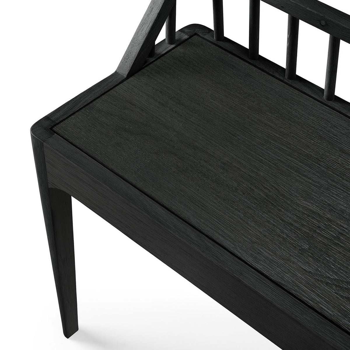 Spindle Bench Seat Black Oak CLU Living Pty Ltd