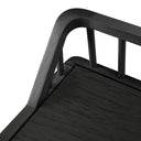 Spindle Bench Seat | Black Oak