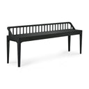 Spindle Bench Seat | Black Oak