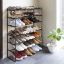 3 Tier Frame Extendable Shoe Rack | Black