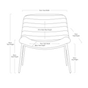 Andie Armchair | Pepper Salt