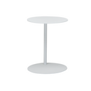 Aperto Ali Round Patio Side Table | White