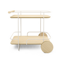 Arcade Bar Trolley | Swan Beige