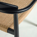 Aren Dining Chair | Black | Natural
