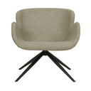 Astrid Swivel Armchair | Fawn / Dijon
