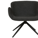 Astrid Swivel Armchair | Lead Speckle