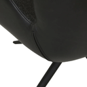 Astrid Swivel Armchair | Lead Speckle