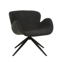 Astrid Swivel Armchair | Lead Speckle
