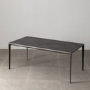 Calan Porcelain Dining Table | Pulpis Grey