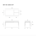 Bok Extension Dining Table | Oak
