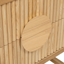 Benjamin Ripple Bedside Table | Natural Ash