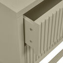 Benjamin Ripple Bedside Table | Putty