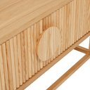 Benjamin Ripple Entertainment Cabinet | Natural Ash