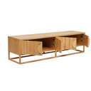 Benjamin Ripple Entertainment Cabinet | Natural Ash