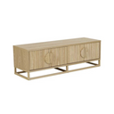 Benjamin Ripple Small Entertainment Cabinet | Natural Ash