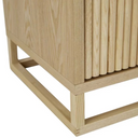 Benjamin Ripple Small Entertainment Cabinet | Natural Ash
