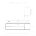 Blackbird Entertainment Cabinet | Oak