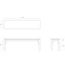 Bok Bench Seat | Black Oak