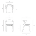 Bok Dining Chair | Oak/Leather