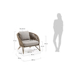 Cally Patio Armchair | Tan