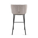 Carly Bench Barstool | Stone Grey Boucle