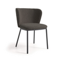 Carly Dining Chair | Black Boucle
