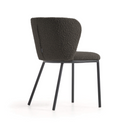 Carly Dining Chair | Black Boucle