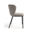 Carly Dining Chair | Stone Grey Boucle