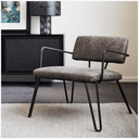 Chelsea Armchair | Charcoal leather