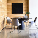Classique Round Dining Table | Matt Dark Oak