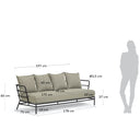 Coco 3 Seater Patio Sofa