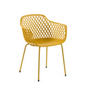 Collins Patio Chair | Mustard