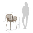 Collins Patio Chair | Mocha