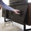 Corridor 8173 Entertainment Cabinet | Natural Walnut