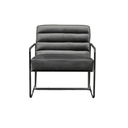 Cubic Armchair | Charcoal Velvet