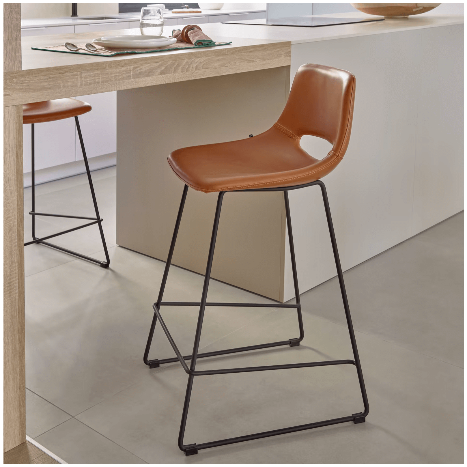 Denver Bench Barstool Rust CLU Living Pty Ltd