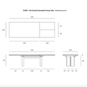 Double Extension Dining Table | Oak