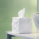 Wipy Cube Tissue Box Cover | White