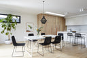 Olivia Dining Chair | Black Rattan