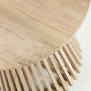 Finn Round Side Table | Natural Teak