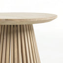 Finn Round Side Table | Natural Teak
