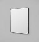 Flint Curved Rectangular Mirror | Black